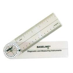 Baseline Hi-Res Pocket Goniometer - 360º Rulongometer (plastic)